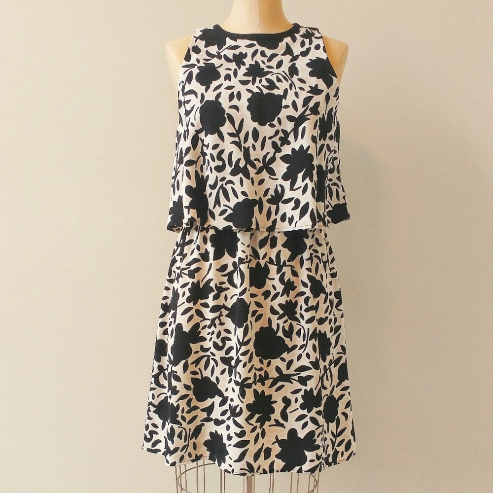 NWOT LOFT Tiered Floral Dress